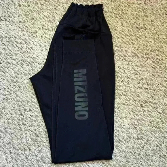 Mizuno Alpha Quest Trainer Pant w/ Side Pockets Leg Zip Closure Drawstring Sz M - Picture 1 of 12